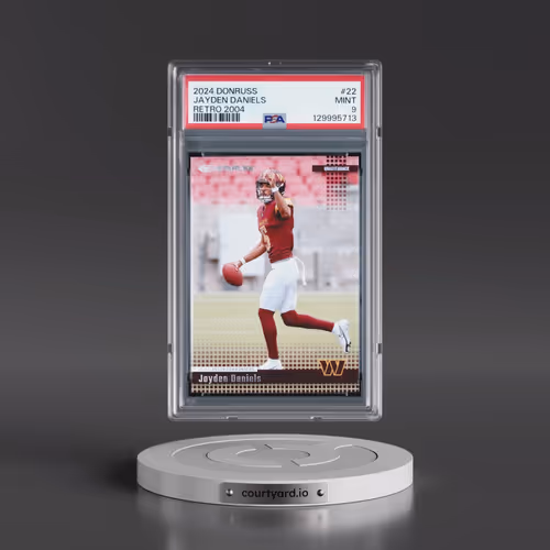 2024 Panini Donruss Retro 2004 #22 Jayden Daniels (PSA 9 MINT)