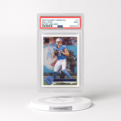 2023 Panini Clearly Donruss Clearly Retro 1993 #17 Will Levis - Red (PSA 9 MINT)