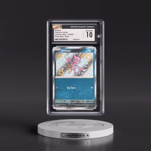 2024 Pokémon Paf EN-Paldean Fates #182 Sneasel - Shiny Rare (CGC 10 GEM MINT)