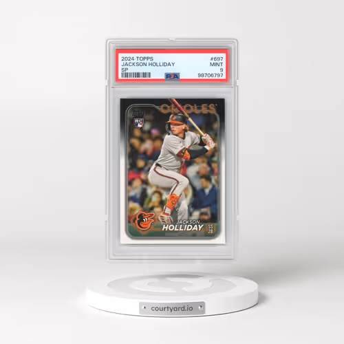 2024 Topps #697 Jackson Holliday - SP (PSA 9 MINT)