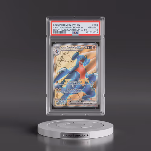 2025 Pokémon Svp EN-SV Black Star Promo #204 Cynthia's Garchomp EX - Holo Cynthia's Garchomp EX Prem