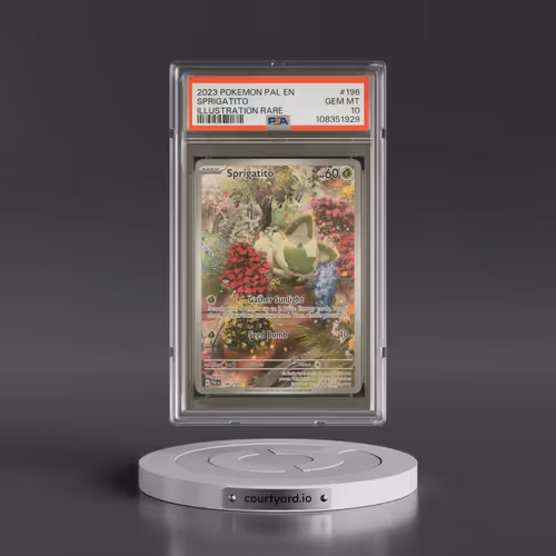 2023 Pokémon Pal EN-Paldea Evolved #196 Sprigatito - Illustration Rare (PSA 10 GEM MINT)