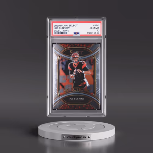 2020 Panini Select Select1ons #S1-1 Joe Burrow (PSA 10 GEM MINT)