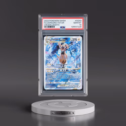 2023 Pokémon Sword and Shield Crown Zenith #GG43 Zeraora Vstar - Full Art (PSA 10 GEM MINT)