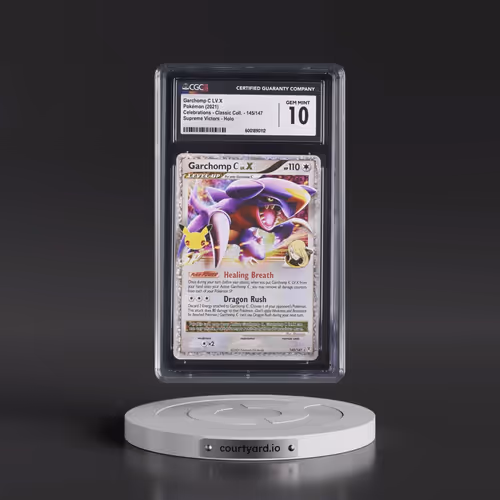 2021 Celebrations - Classic Collection #145/147 Garchomp C LV.X - Supreme Victors Holo (CGC 10 GEM M