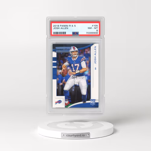 2018 Panini Rookies & Stars #105 Josh Allen (PSA 8 NM-MT)