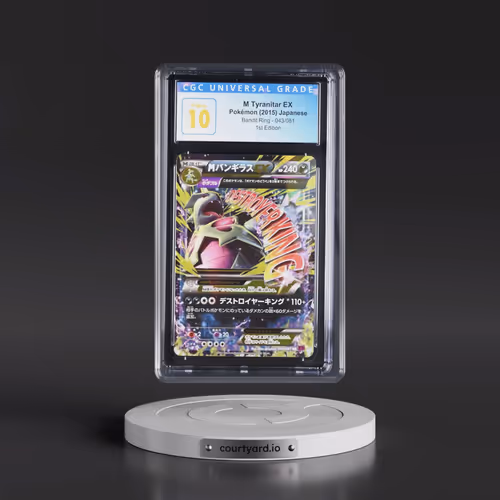 2015 Bandit Ring #043/081 M Tyranitar EX - 1st Edition Holo (CGC 10 PRISTINE)