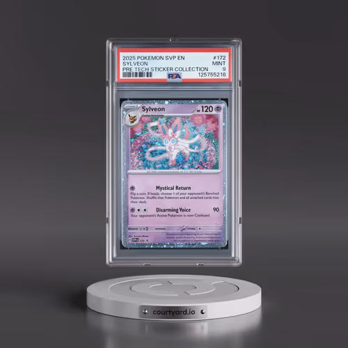 2025 Pokémon Svp EN-SV Black Star Promo #172 Sylveon - Prismatic Evolutions Tech Sticker Collection