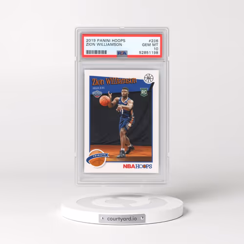 2019 Panini Hoops #296 Zion Williamson (PSA 10 GEM MINT)