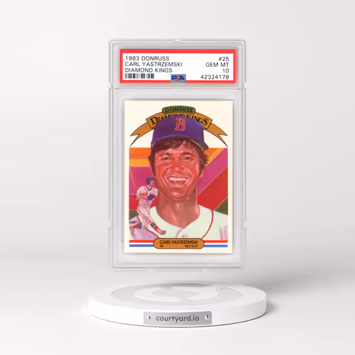 1983 Donruss #25 Carl Yastrzemski - Diamond Kings (PSA 10 GEM MINT)