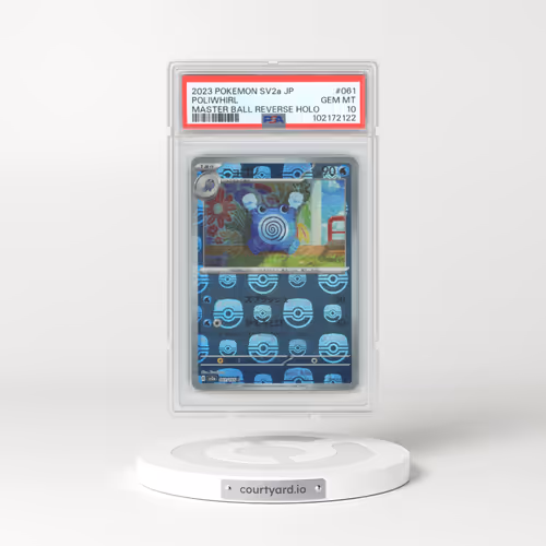 2023 Pokémon Sv2a-Pokemon 151 #061 Poliwhirl - Reverse Holo Master Ball (PSA 10 GEM MINT)