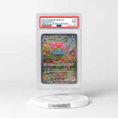 2023 Pokémon Mew EN-151 #198 Venusaur EX - Holo Special Illustration Rare (PSA 9 MINT)