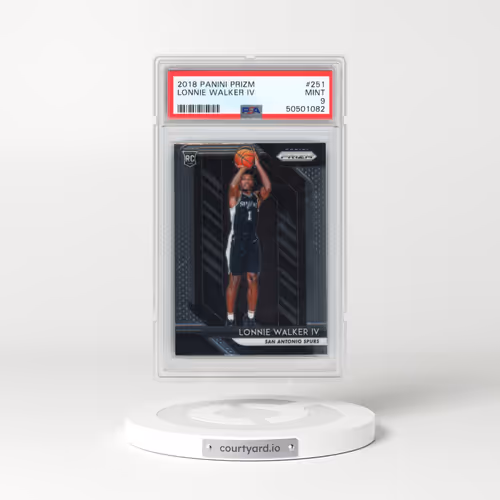 2018 Panini Prizm #251 Lonnie Walker IV (PSA 9 MINT)