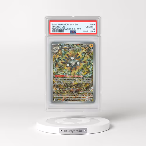 2024 Pokémon Svp EN-SV Black Star Promo #159 Magneton - Surging Sparks Pokemon Center Elite Trainer