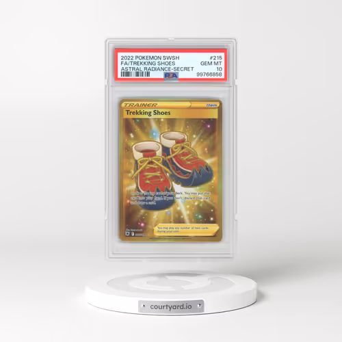 2022 Pokémon Sword & Shield Astral Radiance #215 Trekking Shoes - Full Art Secret (PSA 10 GEM MINT)