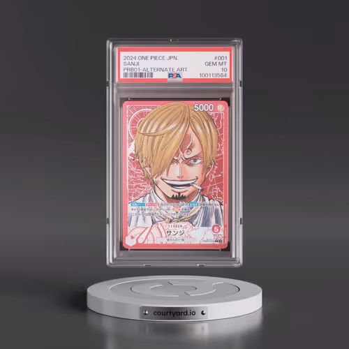 2024 One Piece Japanese PRB01-Premium Booster -One Piece Card the Best #001 Sanji - Alternate Art (P