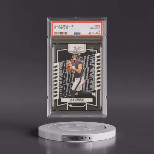 2023 Panini Absolute #102 CJ Stroud (PSA 10 GEM MINT)