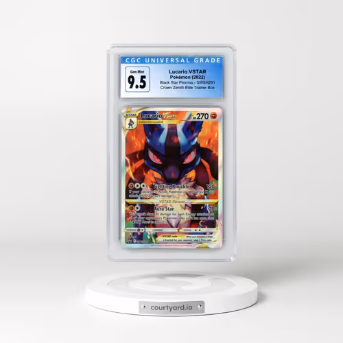 2017 Black Star Promos - Sword & Shield #SWSH291 Lucario VSTAR - Holo Crown Zenith Elite Trainer Box