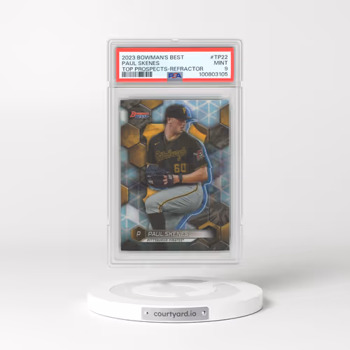 2023 Bowman's Best Top Prospects #TP22 Paul Skenes - Refractor (PSA 9 MINT)