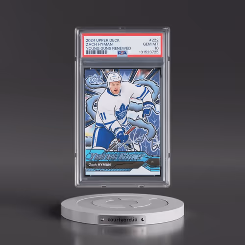 2024 Upper Deck Young Guns Renewed #222 Zach Hyman (PSA 10 GEM MINT)