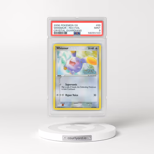 2006 EX Crystal Guardians #69 Whismur - Holo (PSA 9 MINT)