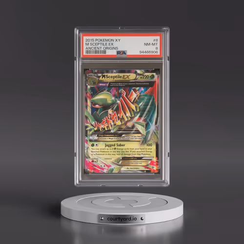 2015 Pokémon XY Ancient Origins #8 M Sceptile EX - Holo (PSA 8 NM-MT)