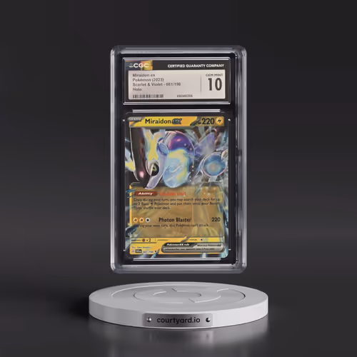 2023 Scarlet & Violet #081/198 Miraidon ex - Holo (CGC 10 GEM MINT)