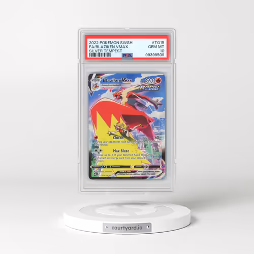 2022 Pokémon Sword & Shield Silver Tempest #TG15 Blaziken Vmax - Full Art (PSA 10 GEM MINT)