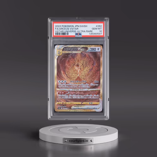 2022 Pokémon Sword & Shield Vstar Universe #262 Arceus Vstar - Full Art Ultra Rare (PSA 10 GEM MINT)