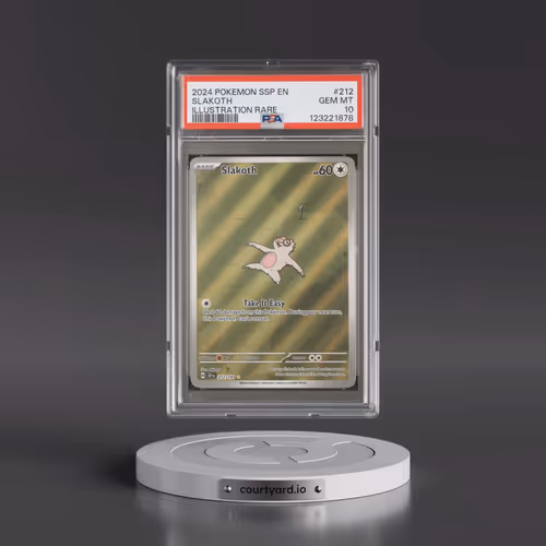 2024 Pokémon Ssp EN-Surging Sparks #212 Slakoth - Illustration Rare (PSA 10 GEM MINT)