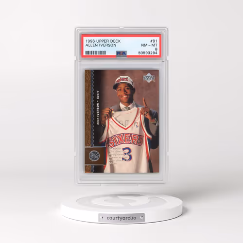 1996 Upper Deck #91 Allen Iverson (PSA 8 NM-MT)
