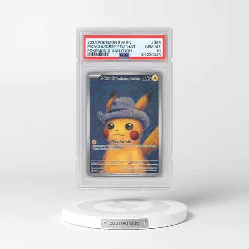 2023 Pokémon Svp EN-SV Black Star Promo #085 Pikachu With Grey Felt Hat - Pokemon X Van Gogh (PSA 10