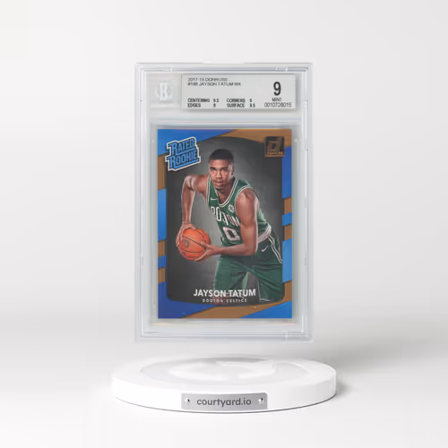 2017 Panini Donruss #198 Jayson Tatum (BGS 9 MINT)