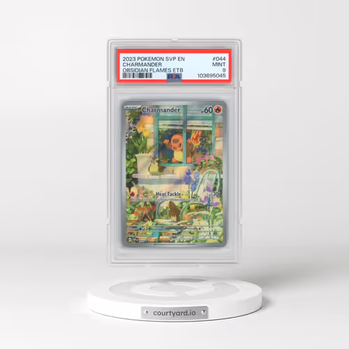 2023 Pokémon Svp EN-SV Black Star Promo #044 Charmander - Obsidian Flames Elite Trainer Box (PSA 9 MINT)