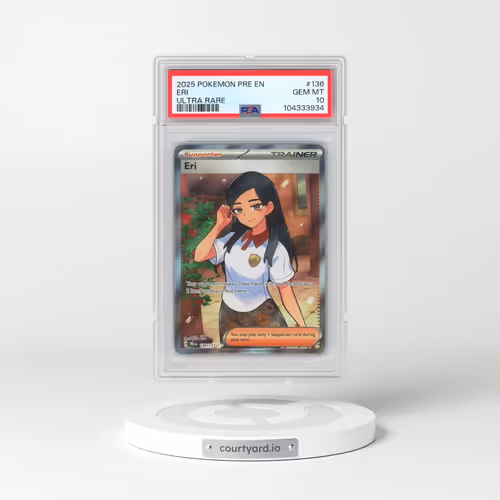 2025 Pokémon Pre EN-Prismatic Evolutions #136 Eri - Ultra Rare (PSA 10 GEM MINT)