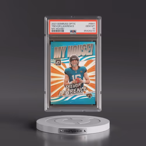 2021 Panini Donruss Optic My House! #MH1 Trevor Lawrence (PSA 10 GEM MINT)