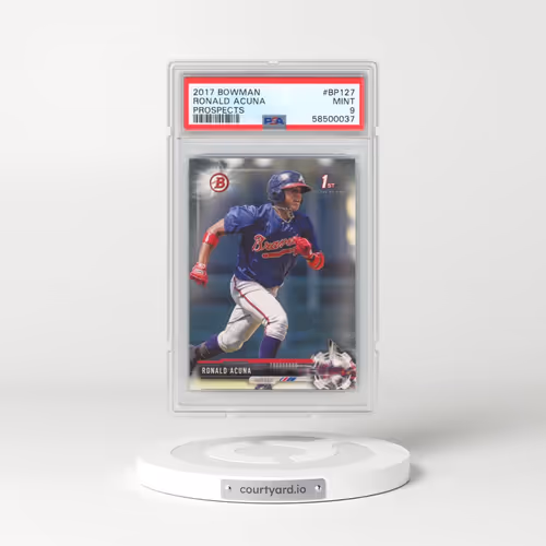 2017 Bowman Prospects #BP127 Ronald Acuna (PSA 9 MINT)