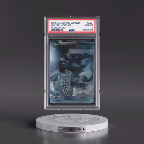 1992 Upper Deck Award Winner Hologram #AW1 Michael Jordan (PSA 8 NM-MT)