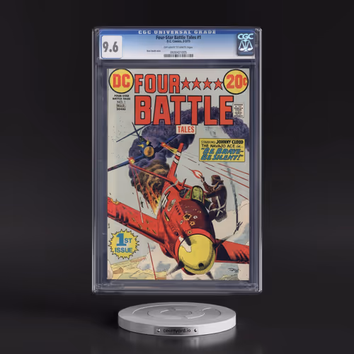Four-Star Battle Tales #1 CGC 9.6 Off-white to White Pages (DC Comics, 2-3/73) - Universal