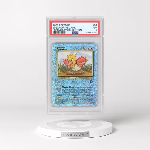 2002 Pokémon Legendary Collection #94 Spearow - Reverse Foil (PSA 7 NM)