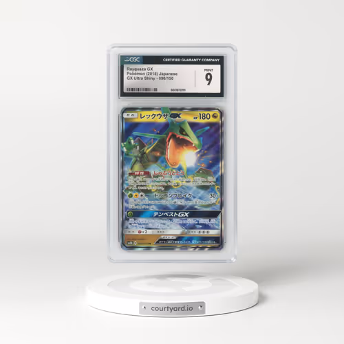 2018 GX Ultra Shiny #098/150 Rayquaza GX - Holo (CGC 9 MINT)