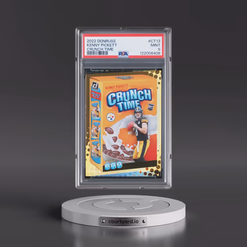 2022 Panini Donruss Crunch Time #CT13 Kenny Pickett (PSA 9 MINT)