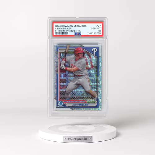 2024 Bowman Mega Box Chrome Prospects #27 Aidan Miller (PSA 10 GEM MINT)