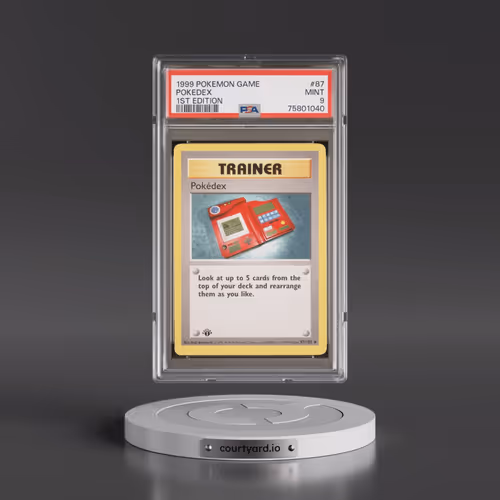 1999 Pokémon Game #87 Pokedex - 1st Edition (PSA 9 MINT)