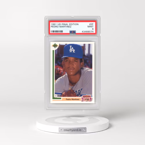 1991 Upper Deck Final Edition #2F Pedro Martinez (PSA 9 MINT)