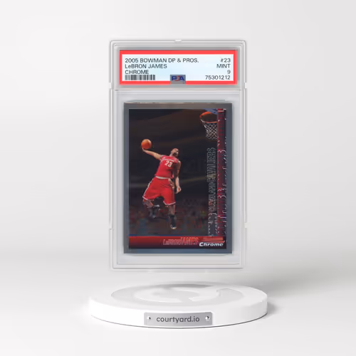 2005 Bowman Draft Picks & Prospects #23 LeBron James - Chrome (PSA 9 MINT)