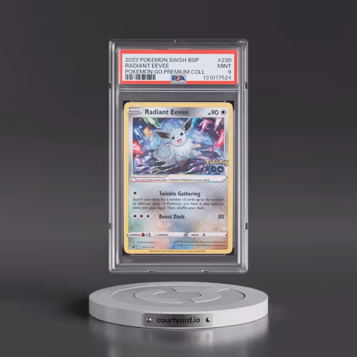 2022 Pokémon Swsh Black Star Promo #230 Radiant Eevee - Holo Pokemon Go Premium Collection Radiant E