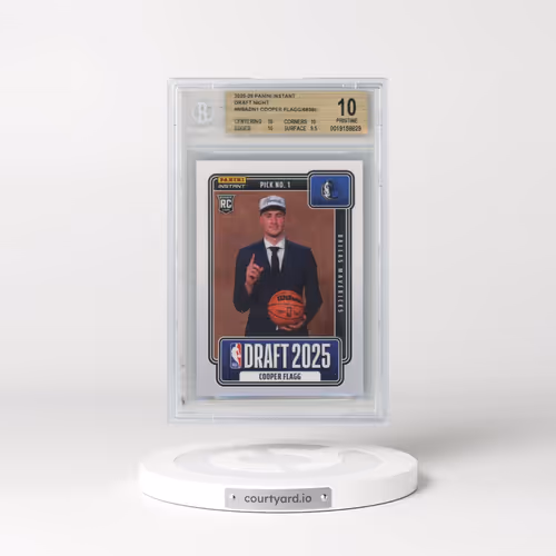 2025 Panini Instant NBA Draft Night #1 Cooper Flagg (BGS 10 PRISTINE)