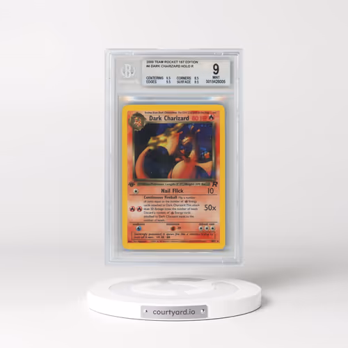 2000 Team Rocket #4 Dark Charizard - 1st Edition Holo (BGS 9 MINT)