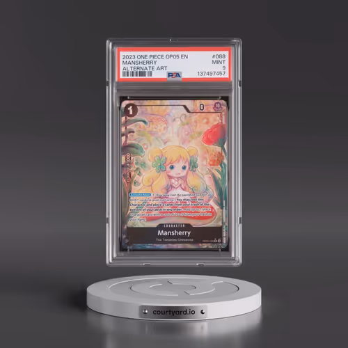2023 One Piece OP05-Awakening of the New Era #088 Mansherry - Alternate Art (PSA 9 MINT)